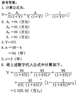 房地产估价师考试试题