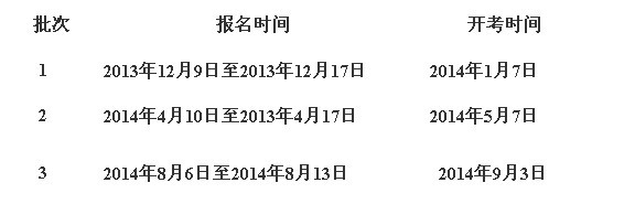兴安盟2014年度职称计算机考试计划安排