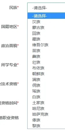 2020年高级经济师考试正确填写报名信息的流程7